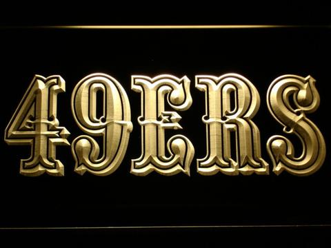 San Francisco 49ers 1972-2004 Logo LED Neon Sign